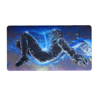 Etiqueta Astronauta de Grafite na moda