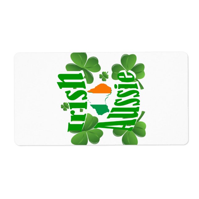 Etiqueta aussie irlandesa (Frente)