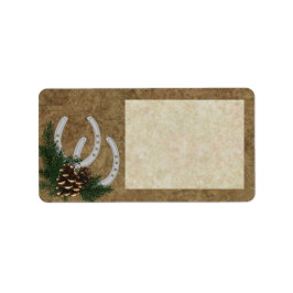 Etiqueta Autocolantes de endereços ocidentais personalizáve