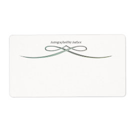 Etiqueta Autografado pelo Autor Bookplate