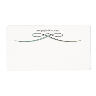 Etiqueta Autografado pelo Autor Bookplate