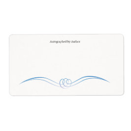 Etiqueta Autografado pelo Autor Bookplate