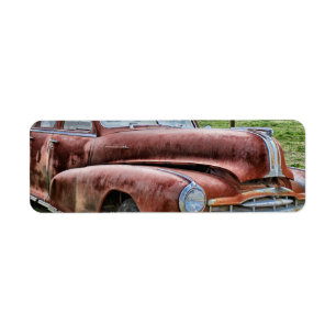 Etiqueta Automóvel Clássico Rusty Vintage