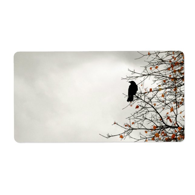 Etiqueta Autumn Crow (Frente)