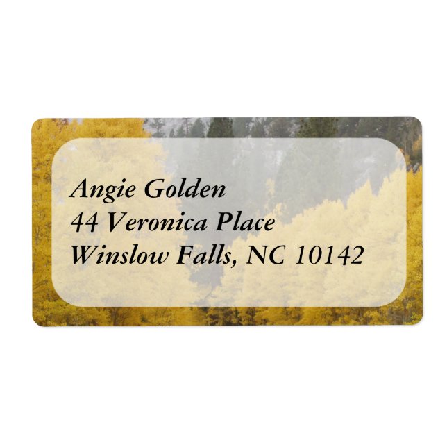 Etiqueta Autumn Leaves (Frente)