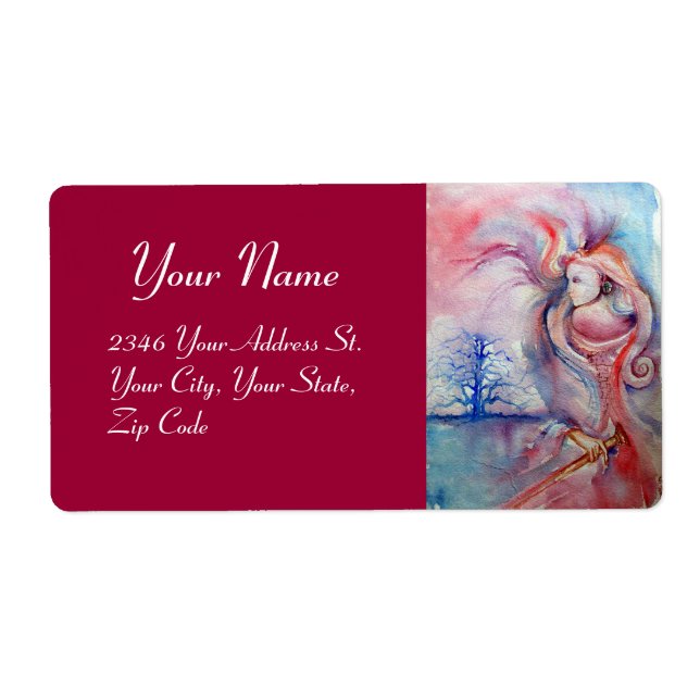 Etiqueta AVALON, mágica e mistério (Frente)