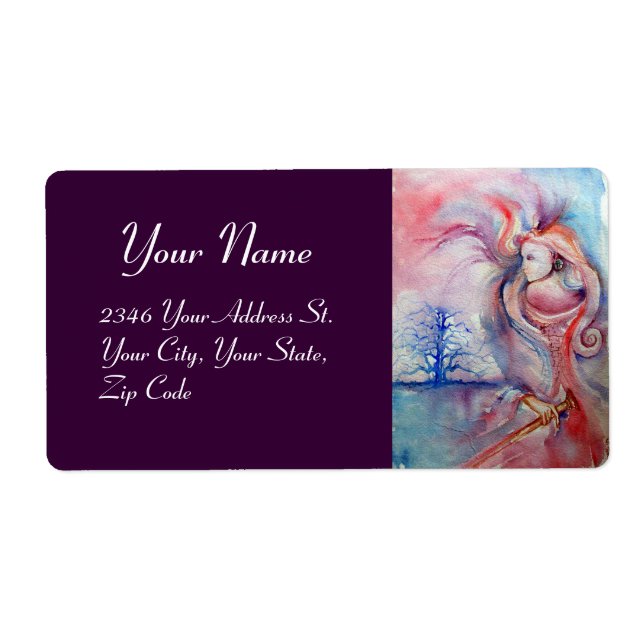 Etiqueta AVALON, mágica e mistério (Frente)