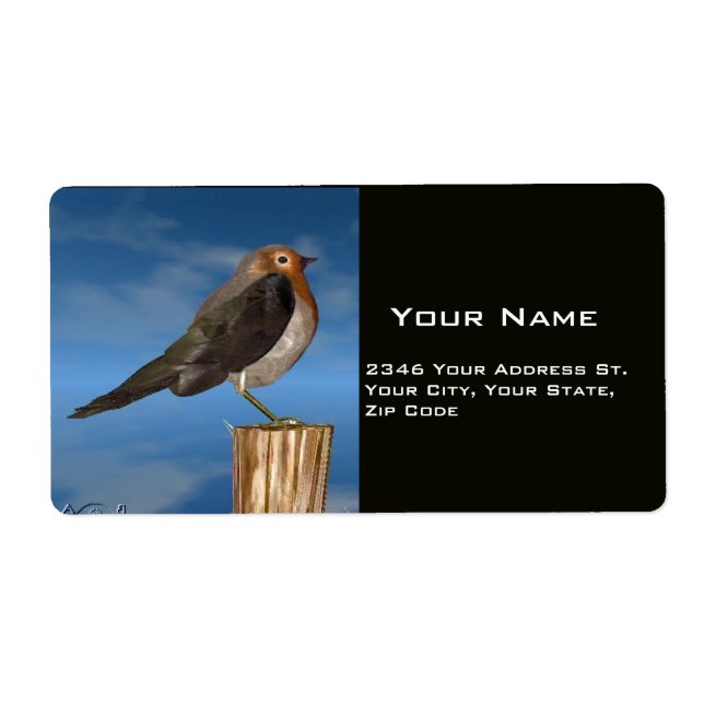 ETIQUETA AVES HÍPICAS/MAMA VERMELHA DE ROBINA (Frente)