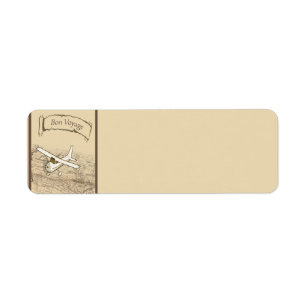 Etiqueta Avião do bon voyage