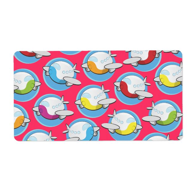 Etiqueta Aviões Brinquedos (Frente)