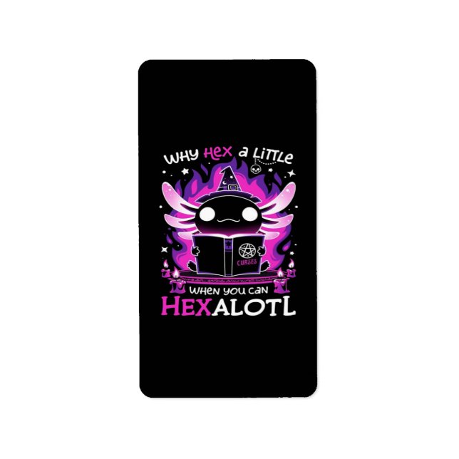 Etiqueta Axolotl Witching Hour - Salamandre (Frente)