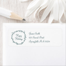 Etiqueta Azevinho com Mensagem Personalizada