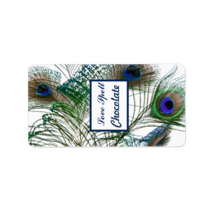 Etiqueta Azul/Árvore de Pancas de Hershey de 1,25" x 2,75"