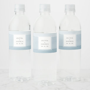 Etiqueta Azul de Garrafa