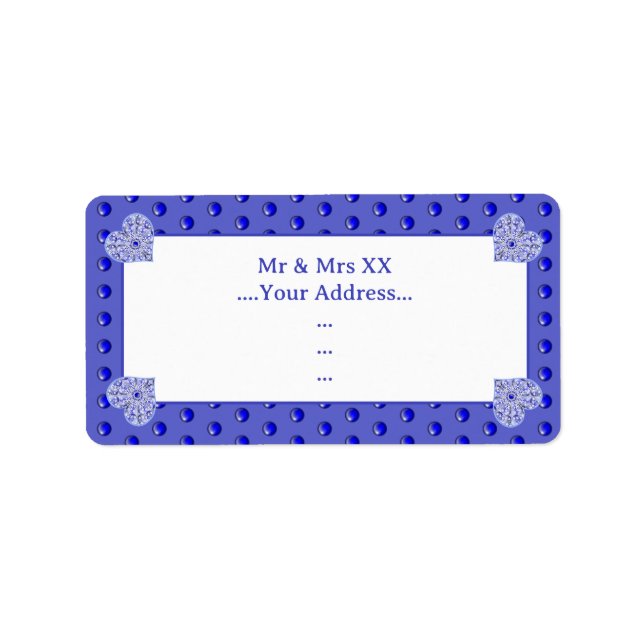 Etiqueta Azul de rendas cerâmicas de Grécia (Frente)