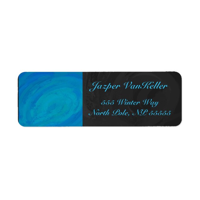 Etiqueta Azul Oceano (Frente)
