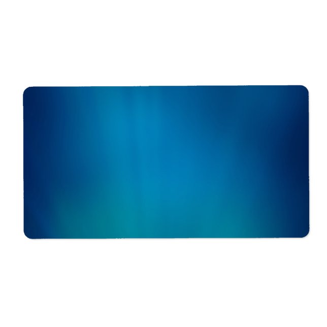Etiqueta Azul profundo brilho submarino (Frente)