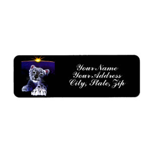 Etiqueta Baby White Tiger