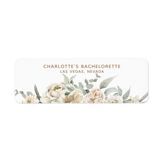 Etiqueta Bachelorette Weekend Party Favor oferta personaliz (Frente)