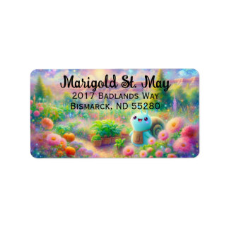 Etiqueta Badlands Gardening Snail Address Labels