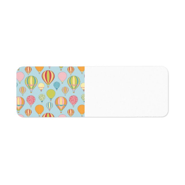 Etiqueta Balão de Ar Quente (Frente)