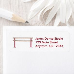 Etiqueta Balé de Classe do Dance Studio Ballerina Dancer Ba