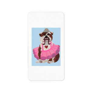 Etiqueta Ballerina Bulldog
