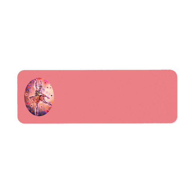 Etiqueta Ballerina rosa Dançarina de Nutcracker de ameixa d (Frente)