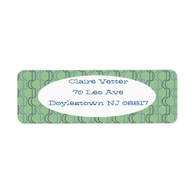 Etiqueta Balões Azuis (Frente)