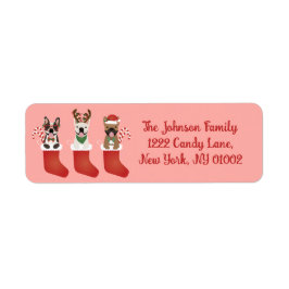 Etiqueta Balões de Natal Franceses