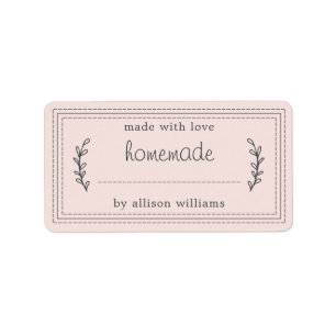 Etiqueta Banda assada russa enlatada cor-de-rosa