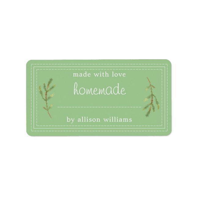 Etiqueta Banda assada russa enlatada enlatando verde (Frente)