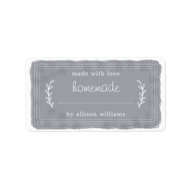 Etiqueta Banda assada russa enlatada Panela Azul (Frente)