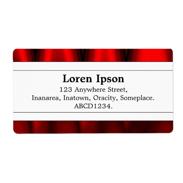 Etiqueta Banda central II - Hall da Chama II (Frente)