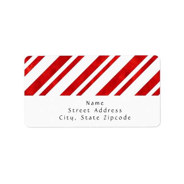 Etiqueta Bandas de Canas de Água Vermelha (Frente)