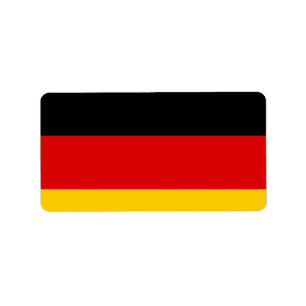 Etiqueta Bandeira alemão