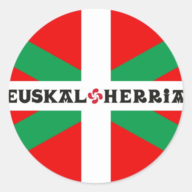 Etiqueta Bandeira Basca “Ikkurina " (Frente)