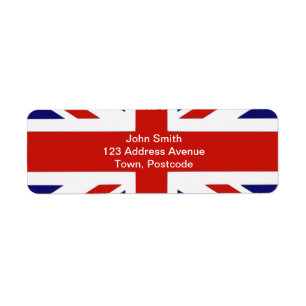 Etiqueta Bandeira britânica