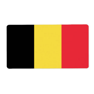 Etiqueta Bandeira da Bélgica
