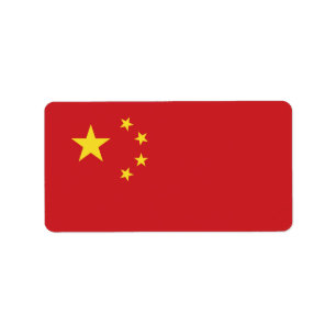 Etiqueta Bandeira da China