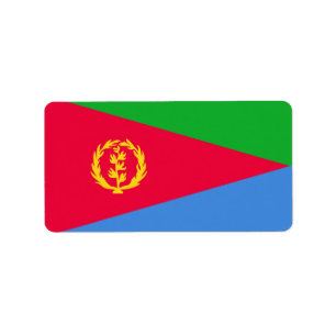 Etiqueta Bandeira da Eritreia