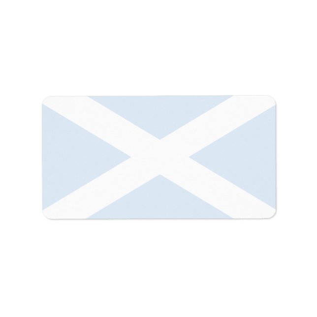 Etiqueta Bandeira da Escócia (Frente)
