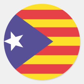 Etiqueta Bandeira da Independência Catalão