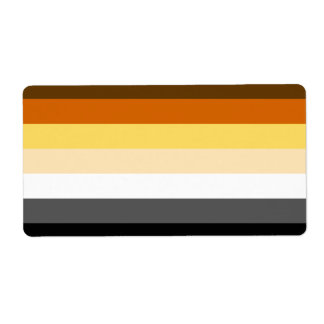 Etiqueta Bandeira da Irmandade do gay Bear