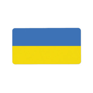 Etiqueta Bandeira da Ucrânia, Ucraniano Слава Україні Slava