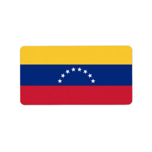 Etiqueta Bandeira da Venezuela