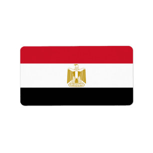 Etiqueta Bandeira de Egipto