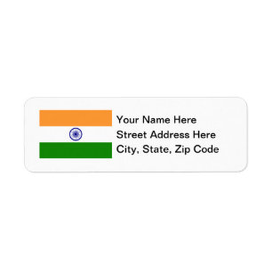 Etiqueta Bandeira de India