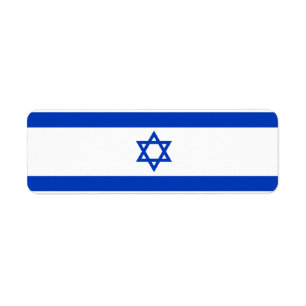 Etiqueta bandeira de Israel