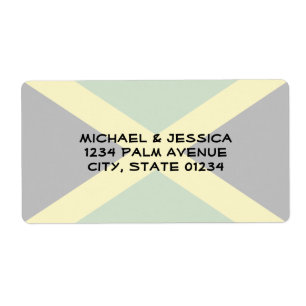 Etiqueta Bandeira de Jamaica